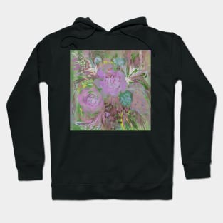 Abstract Floral collection Hoodie